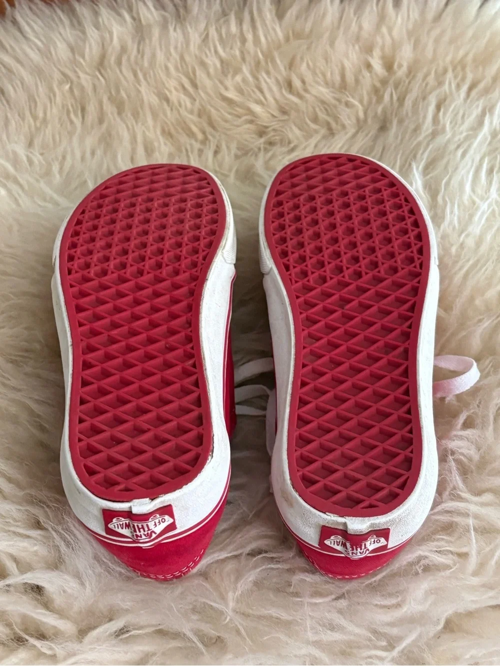 Vans Red Classic Canvas Low-Top Sneakers